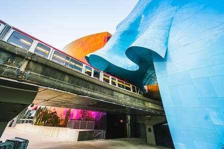 Seattle,Washington,usa,-04/15/16.:EMP museum Seattle,Washington,usa.