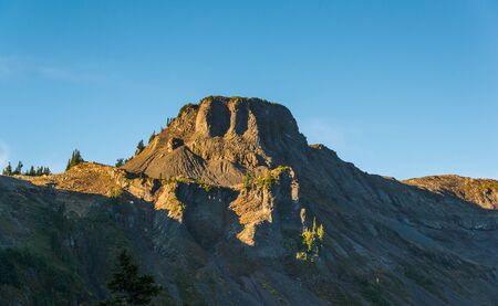 view of mt Shuksan,scenic view in Mt. Baker Snoqualmie National Forest Park,Washington,USA..の写真素材