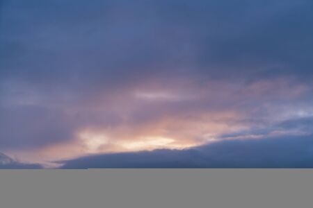 blue sunrise sky background.