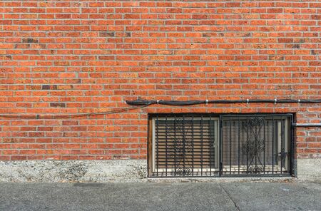 old vintage red brick wall texture background,Ready for product display montage.の写真素材