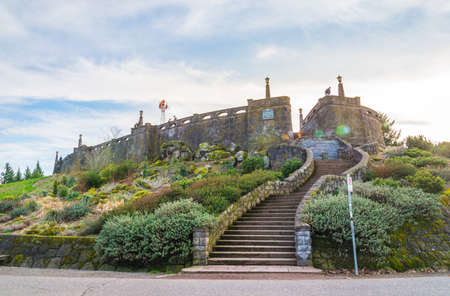 Joseph wood hill park or Rocky butte park when sunset in Oregon state,usa.のeditorial素材