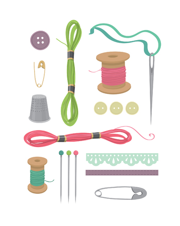 Sewing vector set part 1のイラスト素材