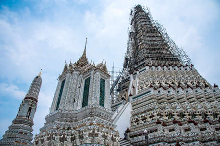 Renovate ancient templeの写真素材