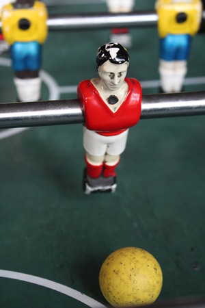 Soccer Brazil shirts Tabletop Foosball football in team color shirts