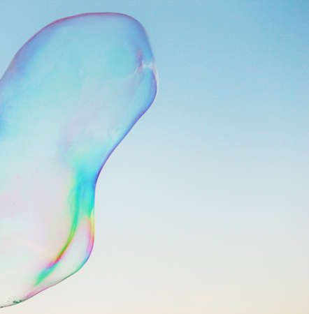 abstract close-up soap bubble background modern simple design with copyspaceの写真素材