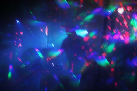 abstract lights nightclub dance party background lights and lasers