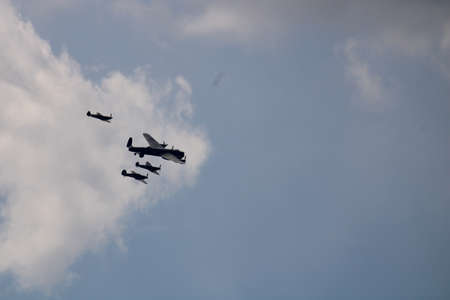 Airshow in Kiev, Ukraine.の写真素材