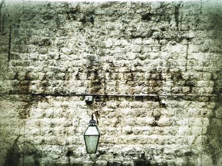 Textured old fortress wallの写真素材