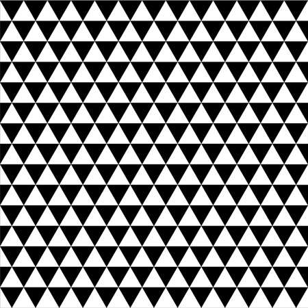 Black and white geometric vector patternのイラスト素材