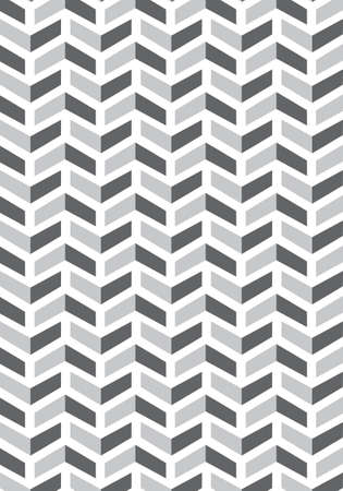 Gray abstract zigzag vector patternのイラスト素材