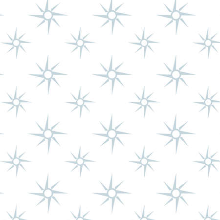 Simple compass vector pattern in light blue and white backgroundのイラスト素材