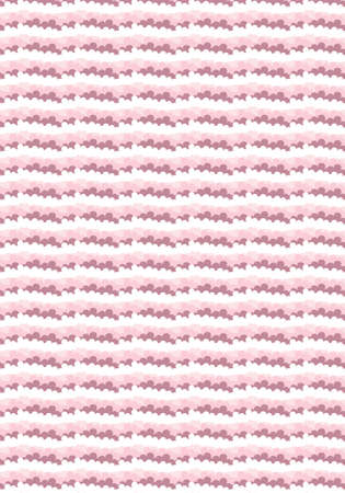 Pink clouds vector patternのイラスト素材