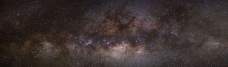 milky way horizontalの写真素材