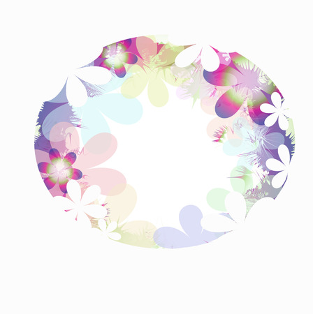 abtract background flowerのイラスト素材