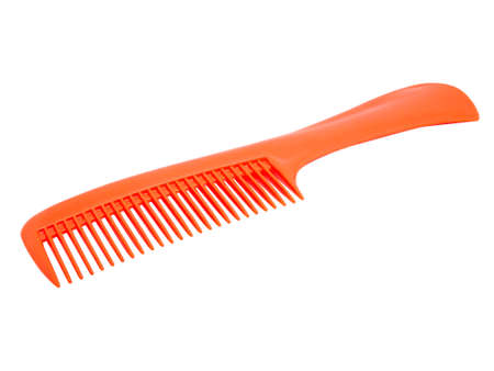 Red comb isolated on white background