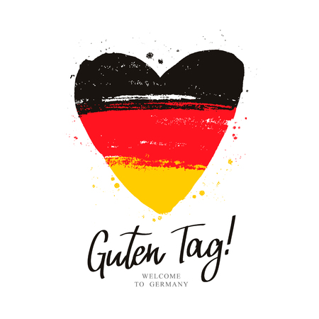 Guten german greeting.のイラスト素材