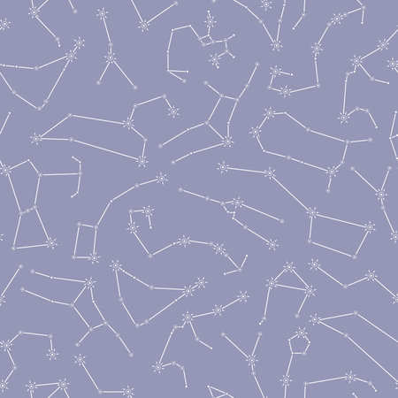 Seamless pattern with different constellations
