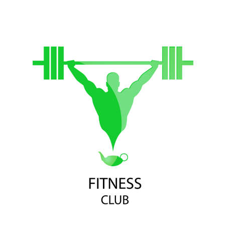 icon fitness club sport style illustrationのイラスト素材