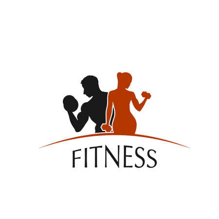 fitness club icon sport style - vector illustrationのイラスト素材