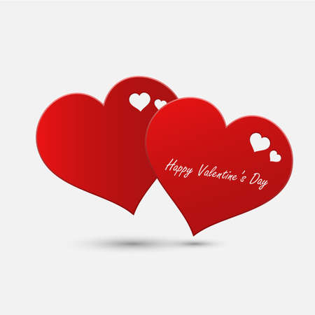 Valentine day abstract heartのイラスト素材