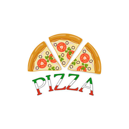 Pizza design templateのイラスト素材