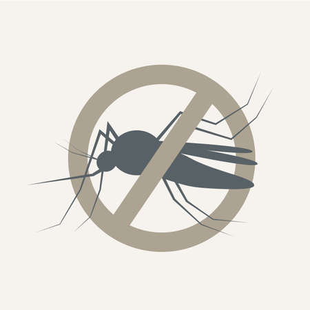 Mosquito icon vectorのイラスト素材