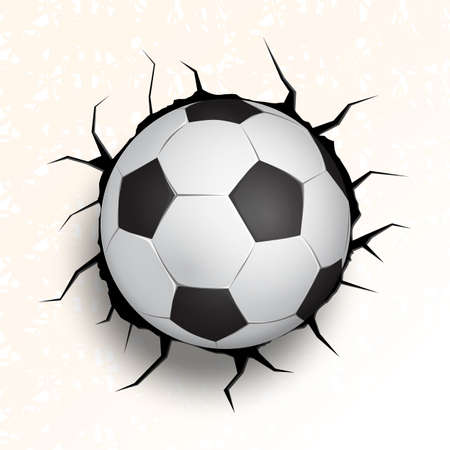 Soccer ball illustration.のイラスト素材