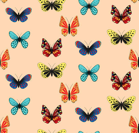 set of butterfliesのイラスト素材
