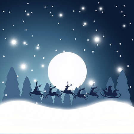 Christmas greeting card design concept.のイラスト素材