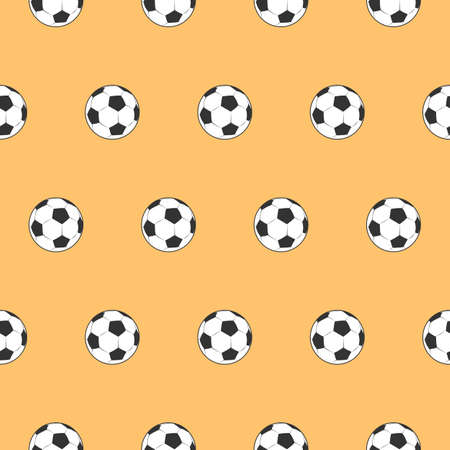seamless pattern soccer ball and football themes -のイラスト素材
