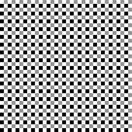 Black patterns tablecloths. Black and white gingham cloth background with fabric texture.の写真素材