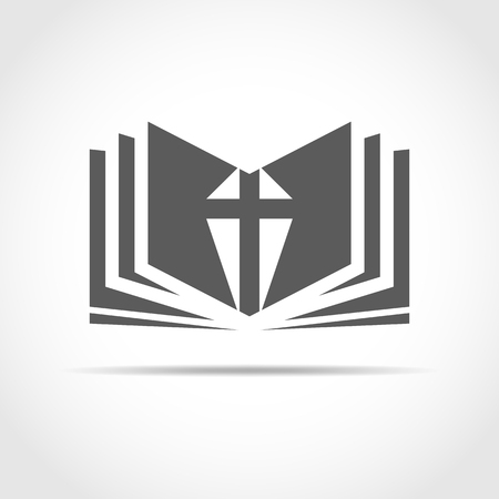 Book icon in flat designのイラスト素材