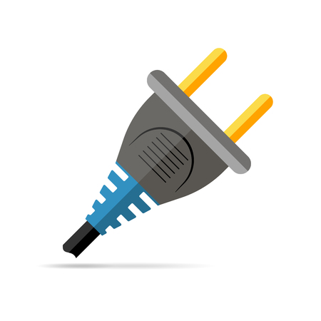Wire plug iconのイラスト素材