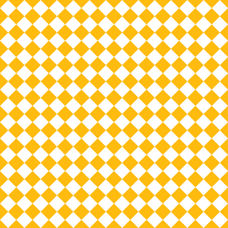 Abstract seamless flat pattern with rhombuses. Vector illustration. Orange geometric art pattern.のイラスト素材