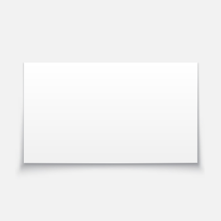 Blank white billboard or banner with shadow illustration.のイラスト素材