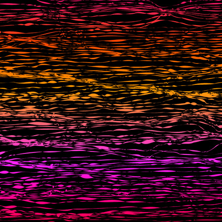 Abstract background with chaotic waves. Vector illustration. Colorful backgroundのイラスト素材