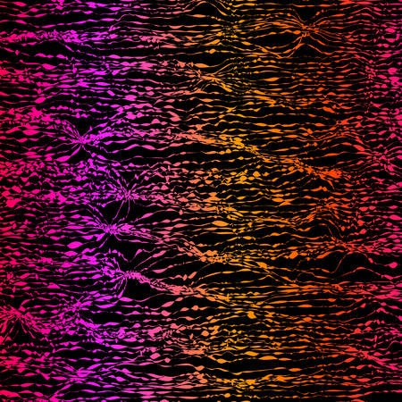 Abstract background with chaotic waves. Vector illustration. Colorful backgroundのイラスト素材