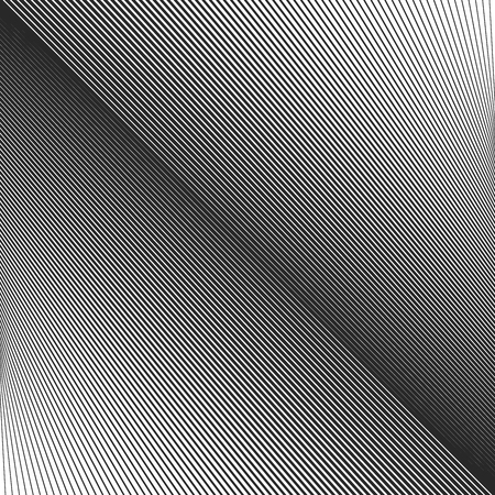 Abstract linear pattern. Vector illustration. Background with black lines