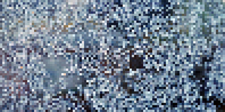 Pixel art background. Vector illustration. Abstract square pixel pattern. Mosaic backgroundのイラスト素材