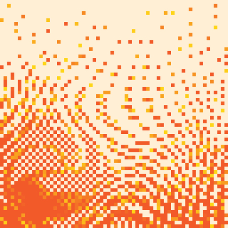 Pixel art background. Vector illustration. Abstract square pixel pattern. Mosaic backgroundのイラスト素材