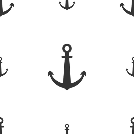 Seamless marine pattern. Vector illustration. Nautical abstract backgroundのイラスト素材
