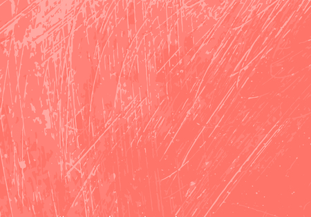 Abstract textured pink banner. Vector illustration. Pink Coral - trendy colorのイラスト素材