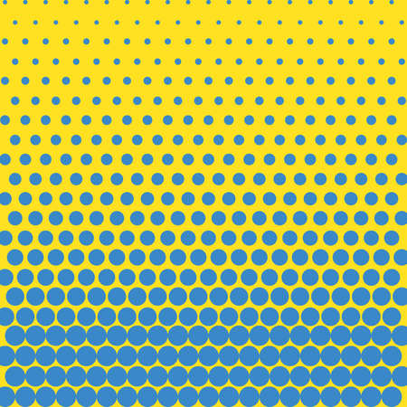 Background in the colors of the ukrainian flag. Abstract dotted background. vector illustration. Blue and yellow backgroundのイラスト素材