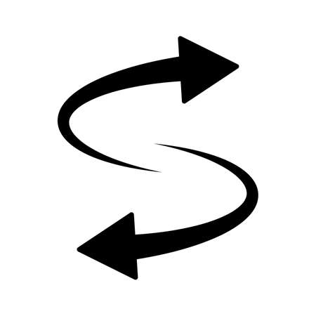 arrow icon. Set of black arrows. vector illustration. isolated arrowのイラスト素材