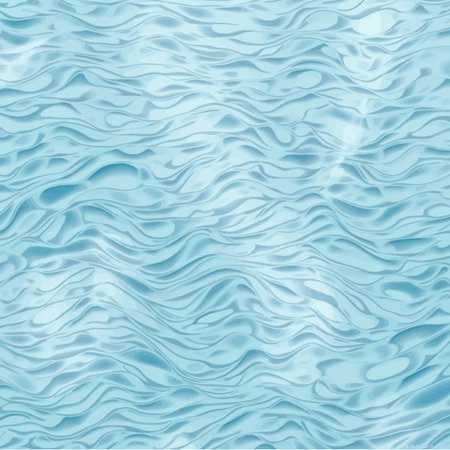 Water waves background. Abstract background with blue waves. Liquid texture. Vector illustrationのイラスト素材