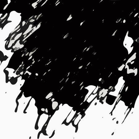 Grunge background. Abstract black grunge splashes. Vector illustration.のイラスト素材