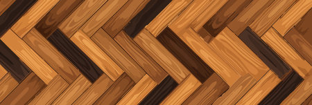 Parquet floor texture. Wooden plank background. Abstract old wooden background. Vector illustration.のイラスト素材