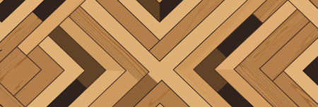 Parquet floor texture. Wooden plank background. Abstract old wooden background. Vector illustration.のイラスト素材