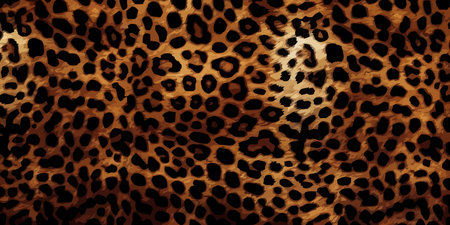 Leopard leather. Leather texture background. Leopard skin texture. Vector illustration.