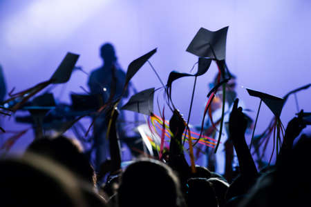 Concert crowdの写真素材